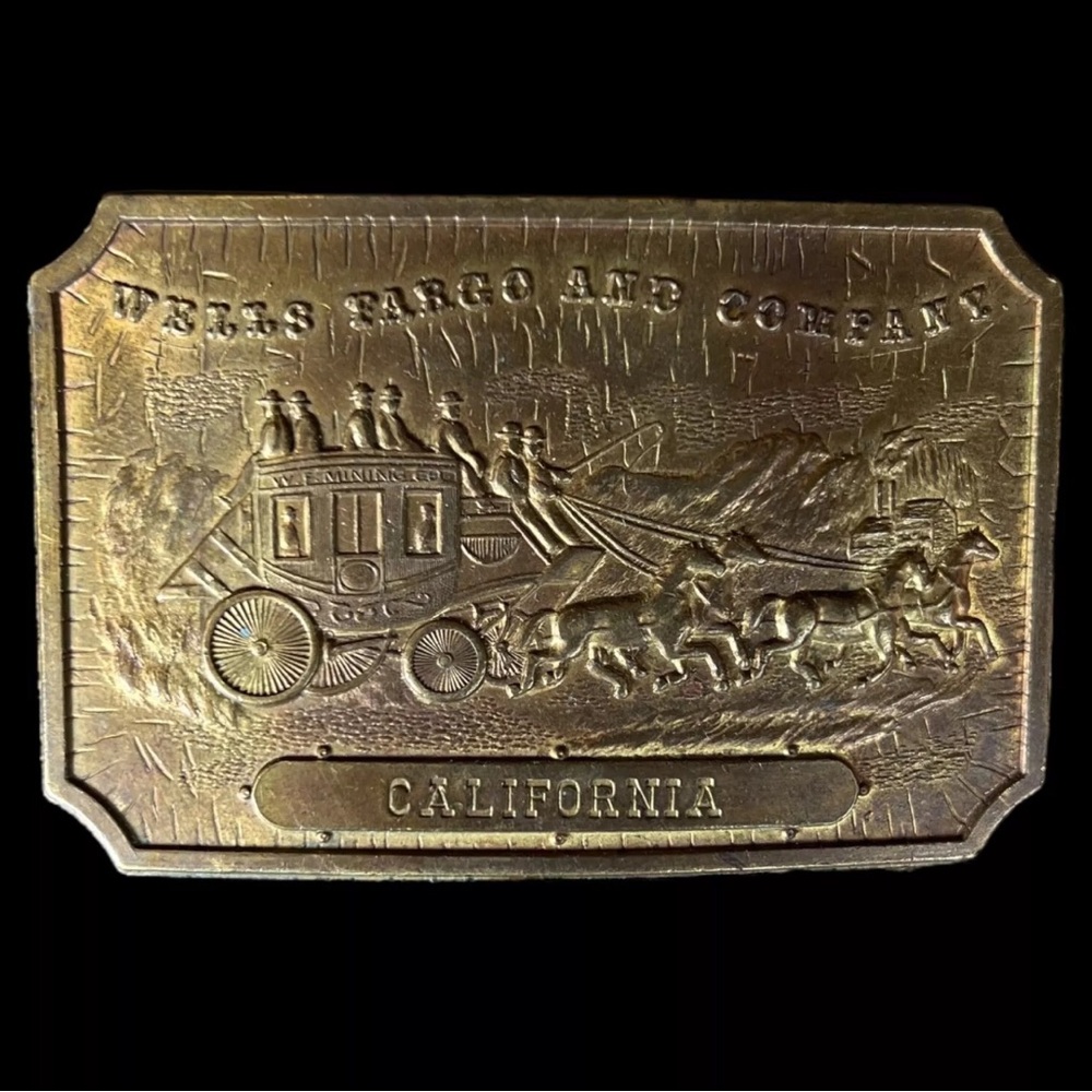 Tiffany & Co Colt brass vintage buckle heavy Tiffany&costudio Firm price